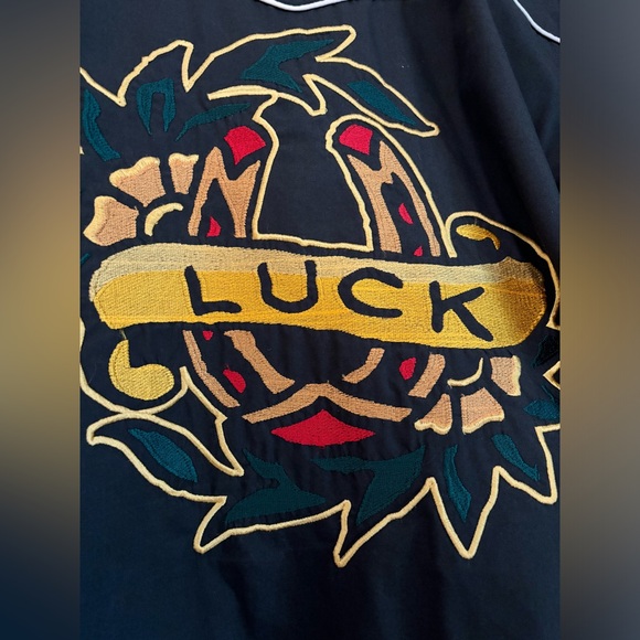 Rare Sailor Jerry western lucky embroidered shirt - Picture 6 of 6